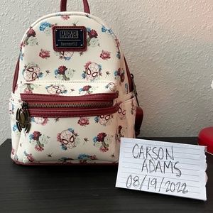 SpiderMan Floral LOUNGEFLY